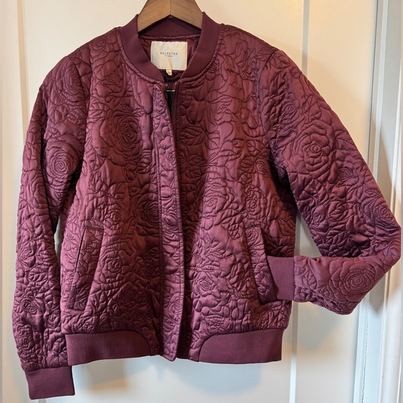 Selected Femme Jackets & Blazers - Selected Femme* Rose Quilted Bomber